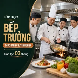 Đào tạo lớp bếp trưởng á, Đào tạo lớp bếp trưởng âu, Đào tạo lớp bếp trưởng bánh